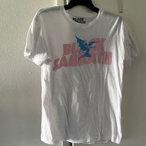 Black Sabbath white t-shirt